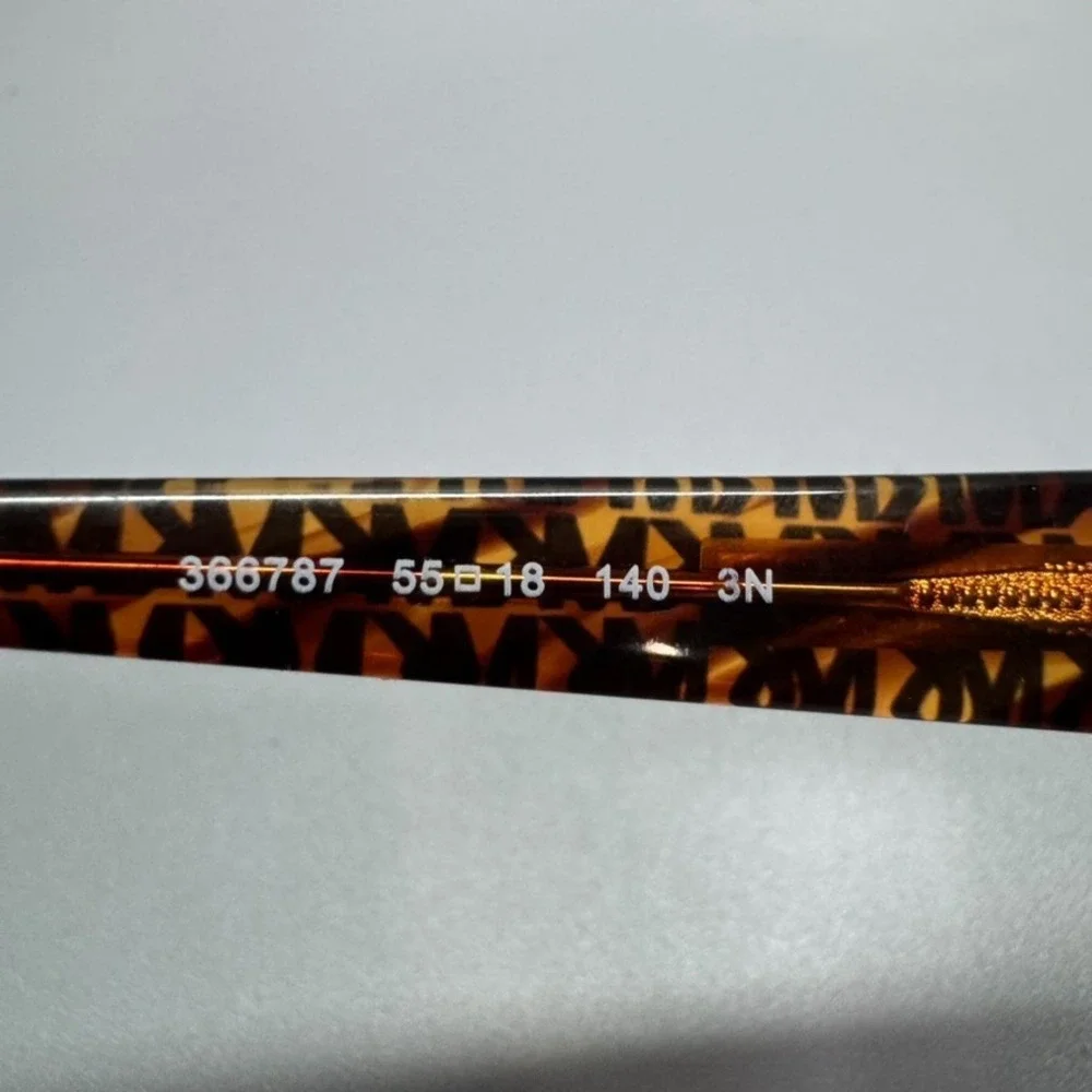 Michael Kors Oversized‎ MK Logo Print Brown Sunglasses MK 2140F Manhasset 37778G